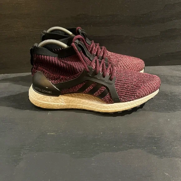 adidas | Shoes | Adidas Ultra Boost All Terrain Womens Size 7 Maroon  Athletic Shoes By678 | Poshmark